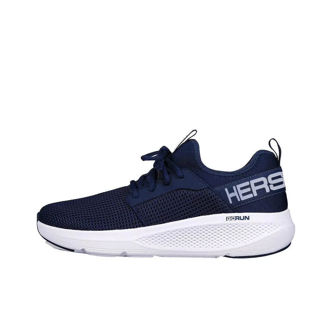 Skechers GO RUN Elevate Abrasion Resistant Breathable Low Top Running Shoes Men's Blue White