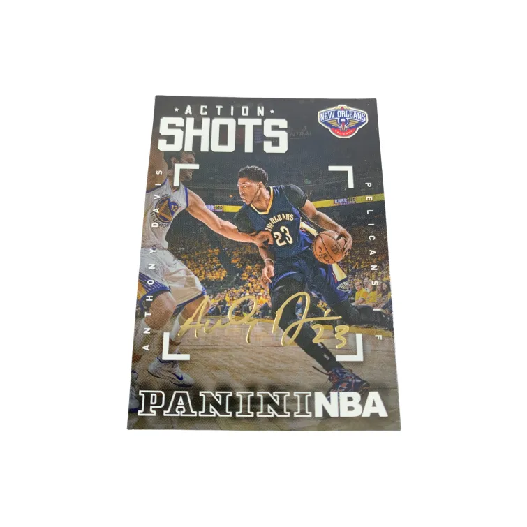 PANINI 2015 Дэвис Энтони Пеликан Action Shots Штамп Фирменная NBA Star Карта Карта Товар пройдет Спортивные карты 1 шт