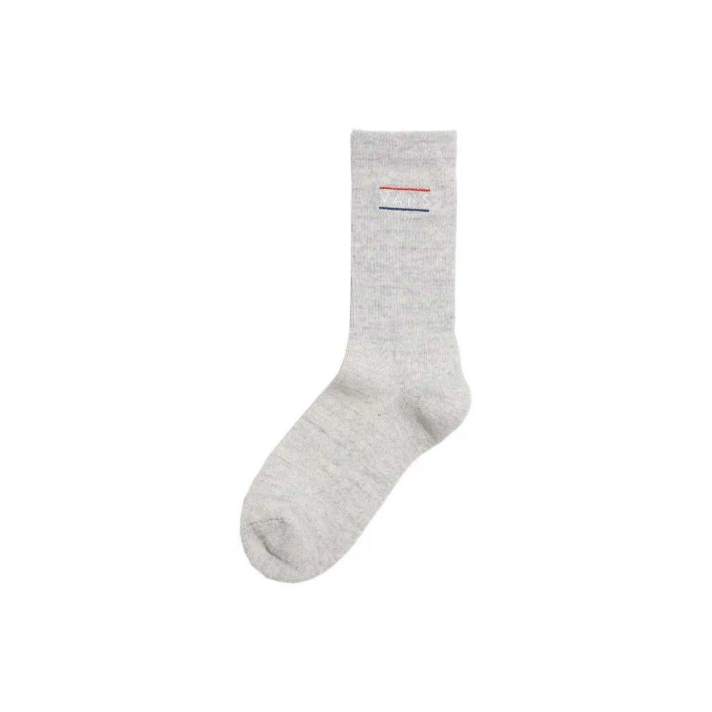 Vans HALF BOX CREW Half Box Crew Mid Calf Socks Unisex 1 Pack Gray Heather