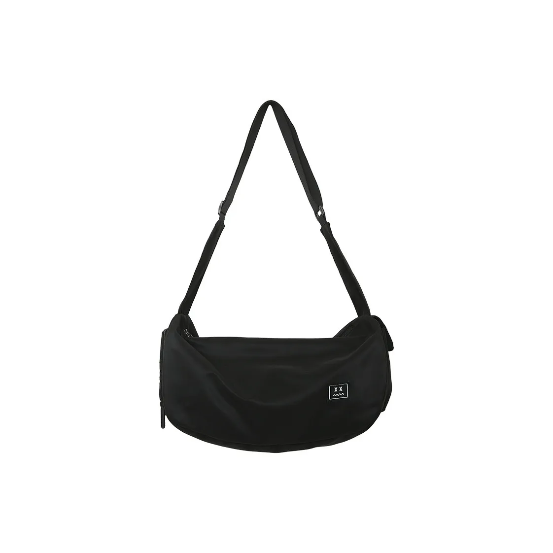 S.REPHEN Nylon Crossbody Backpack, Swim Bag, Travel Bag, Gym Bag Tubas Unisex Black/Blue