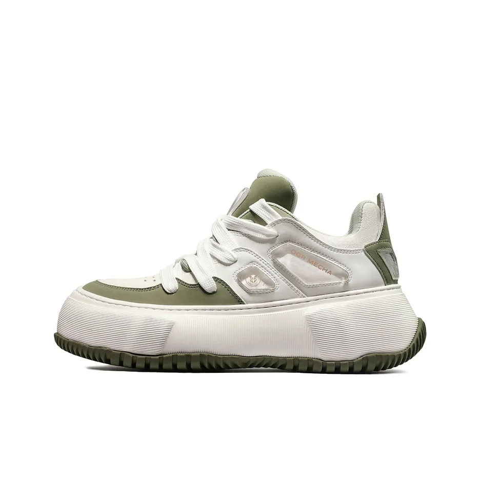 OGR Pump Futro Mixr Low Top Chunky Sneakers Unisex Longjing Green Tea