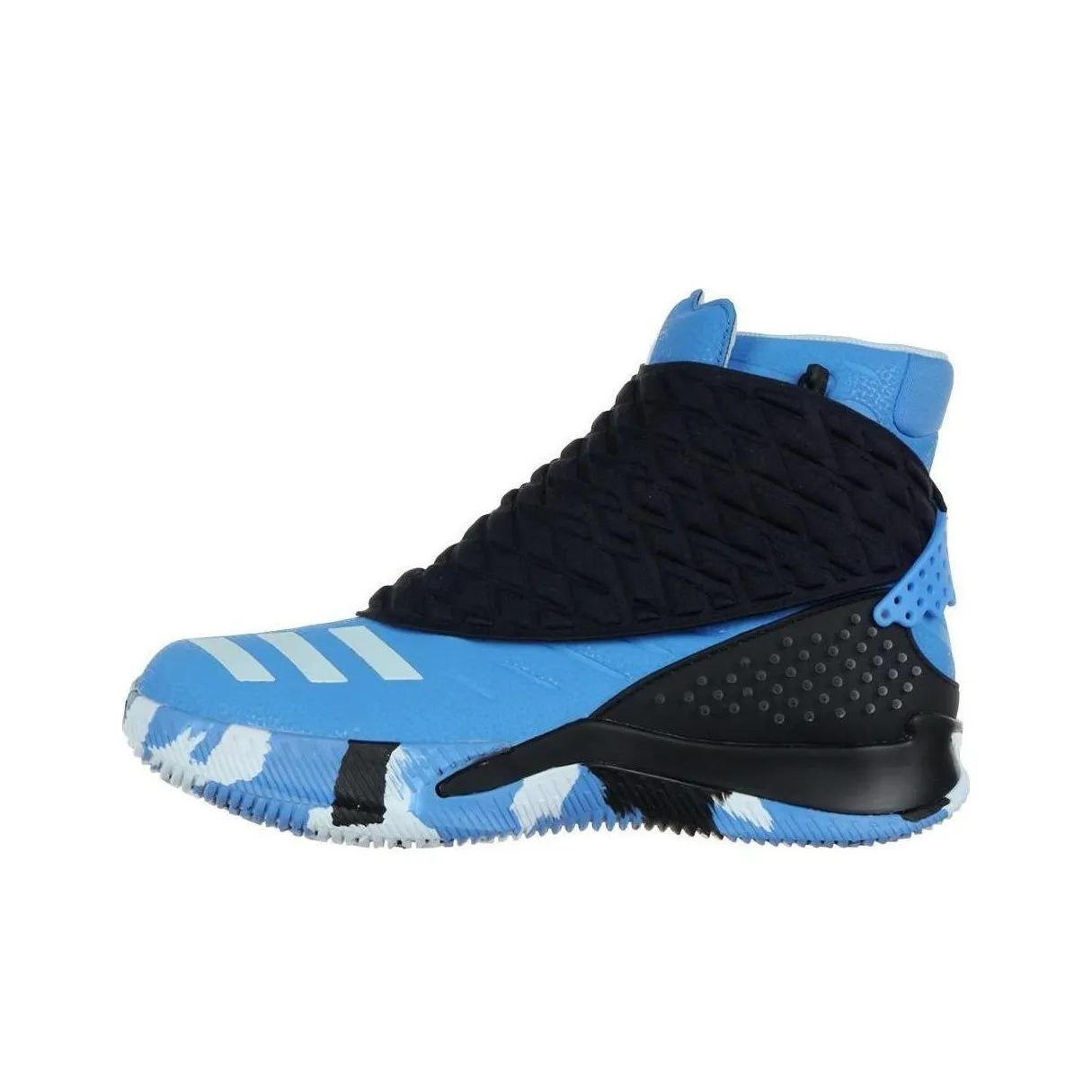 Adidas Ball 365 X Амортизация Износостойкий Высокий Топ Винтажные Баскетбольные Кроссовки Мужские Синий Черный