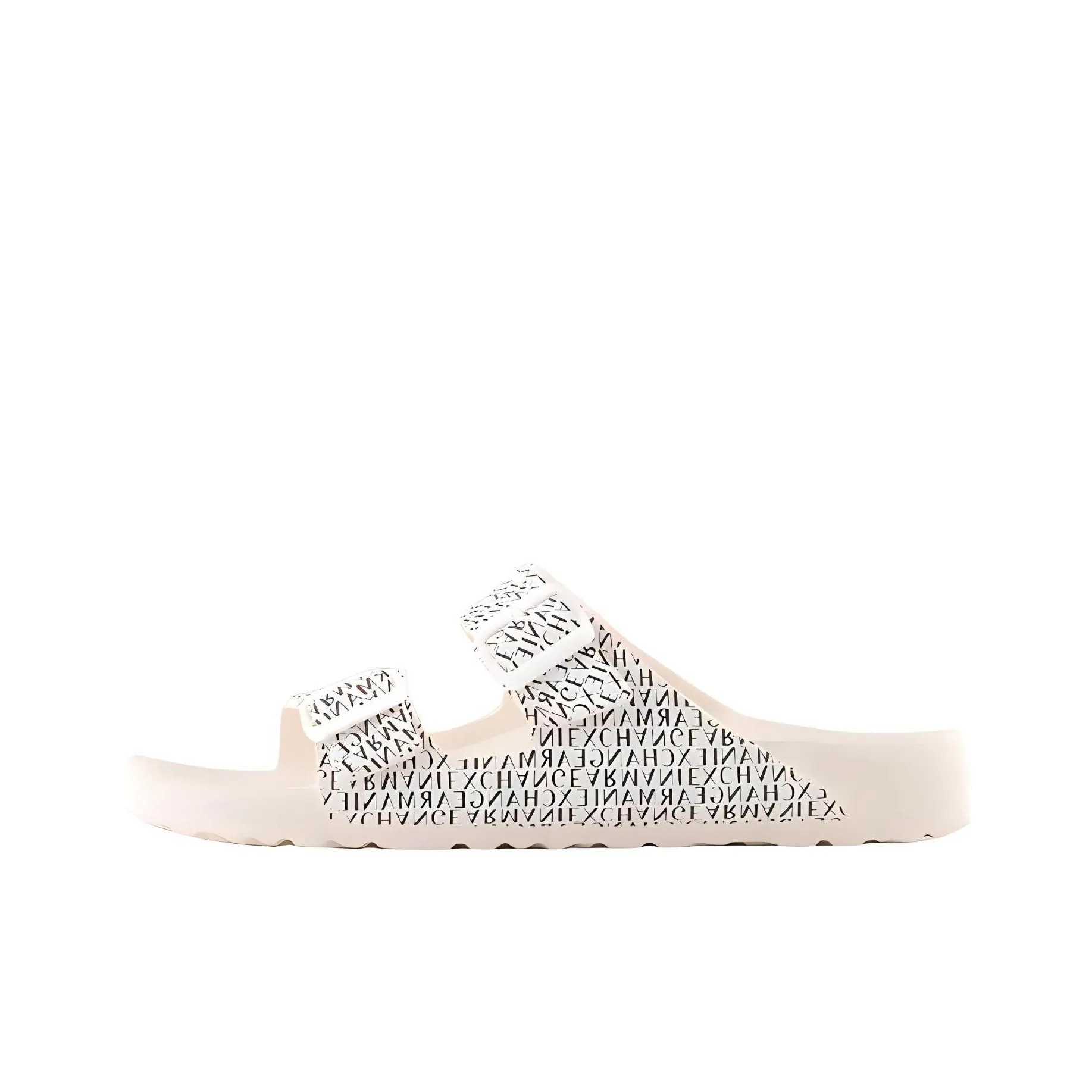 ARMANI EXCHANGE Slippers Men's Black White