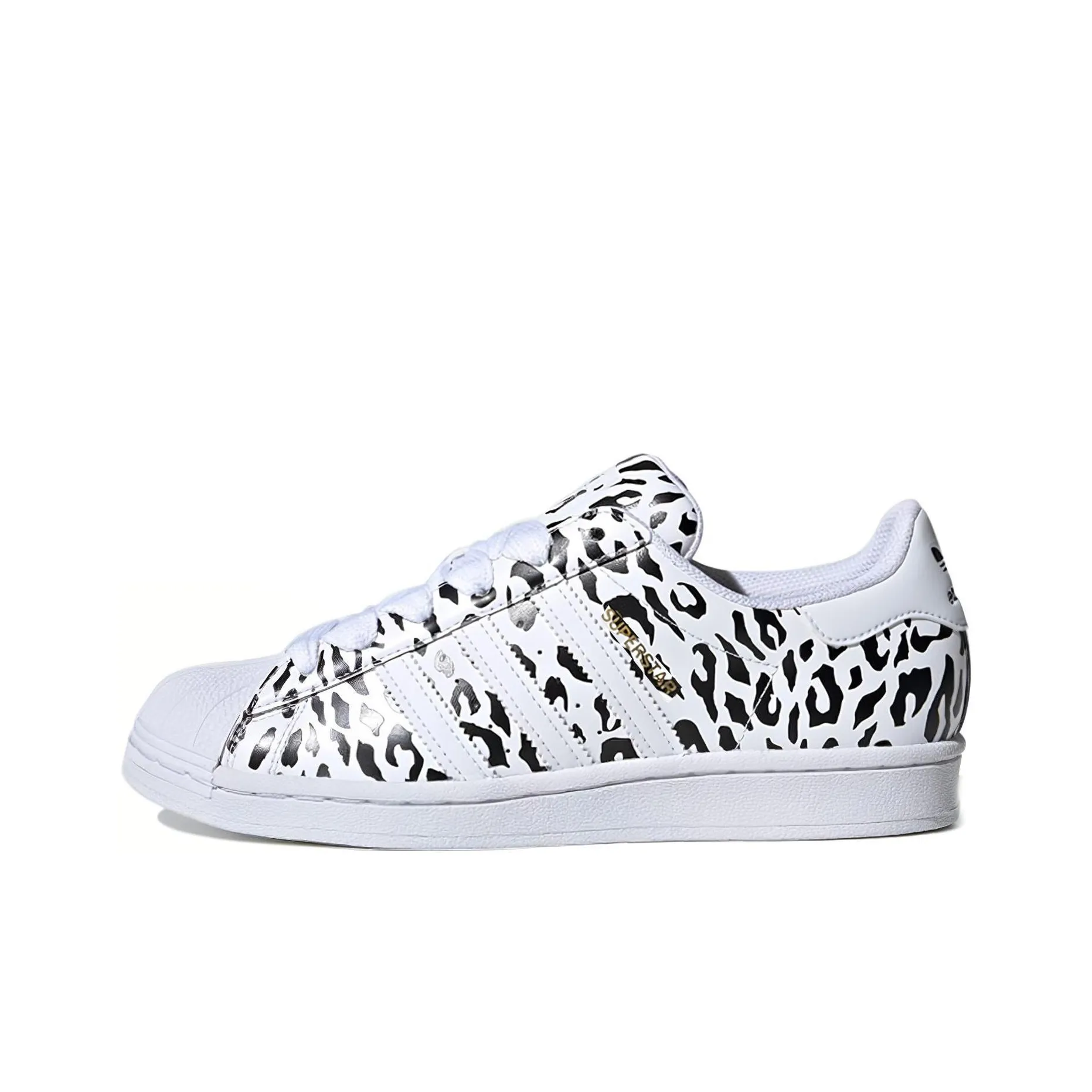 Adidas Originals Superstar Leopard White Women's