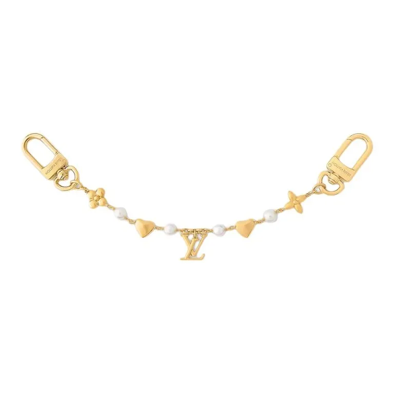LOUIS VUITTON Bag Chain Lv Heart