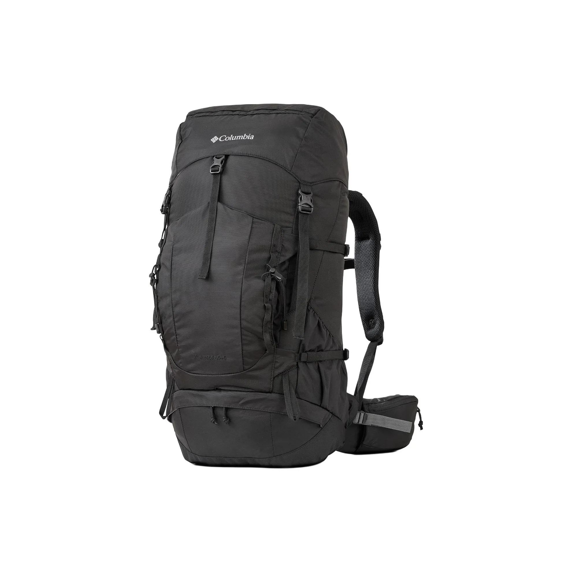 Columbia 45L+5L Альпинистский рюкзак Outdoor сумка из нейлона черный унисекс