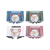 4팩 (다크 블루+화이트+그레이 그린+모란디 블루)