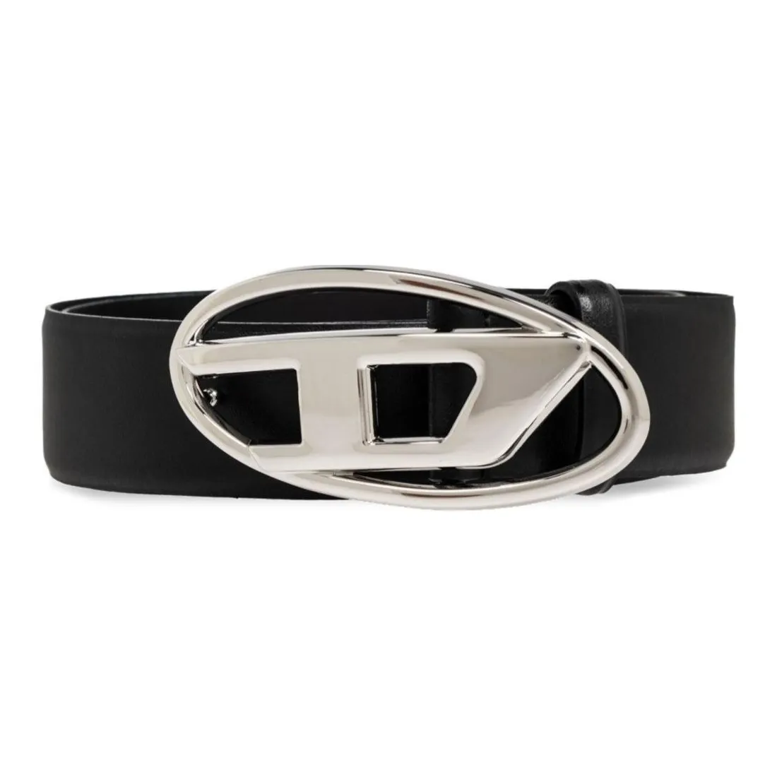 DIESEL 1DR Logo buckle Leather Belt