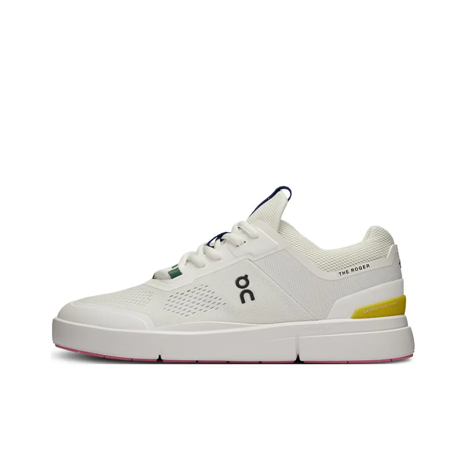 FEIDELEI x On The Roger Spin Anti Slip Wear Resistant Low Top Casual Shoes Women's White Yellow