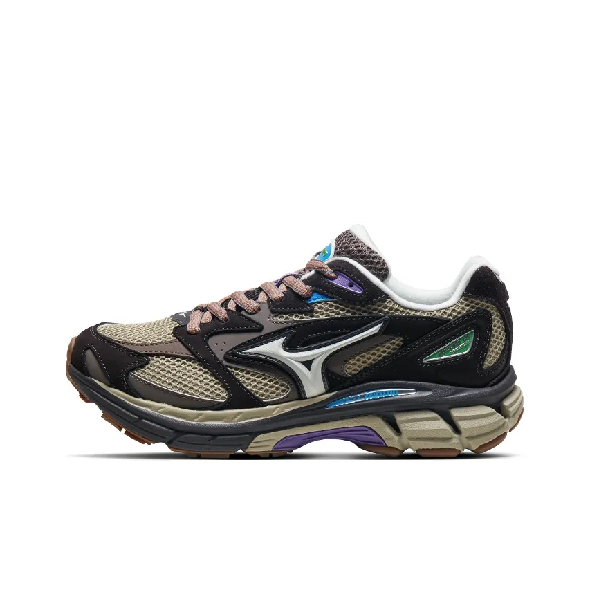 Mizuno Anti Slip Wear Resistant Low Top Running Shoes Unisex Brown