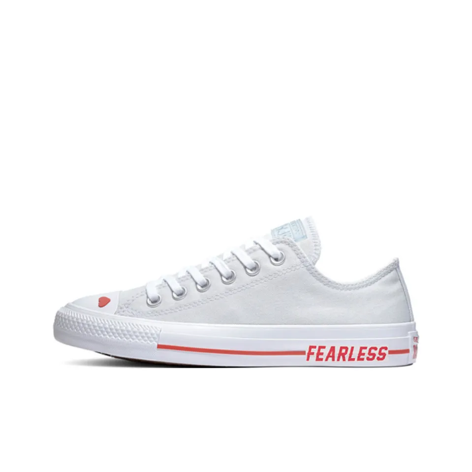 Конверс Love Fearlessly Chuck Taylor All Star Low Топ Кеды Женские Серый