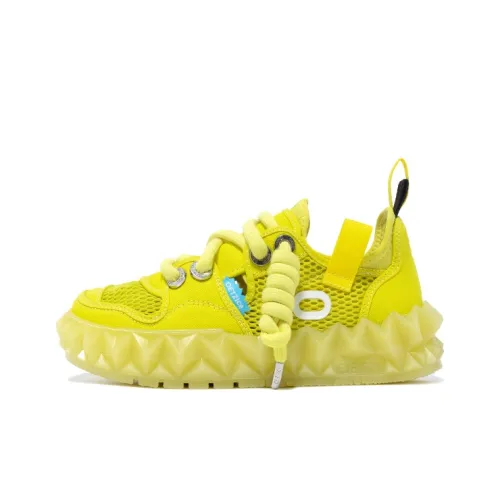 OETZI Кроссовки для скейтбординга Low Top Желтые Женские