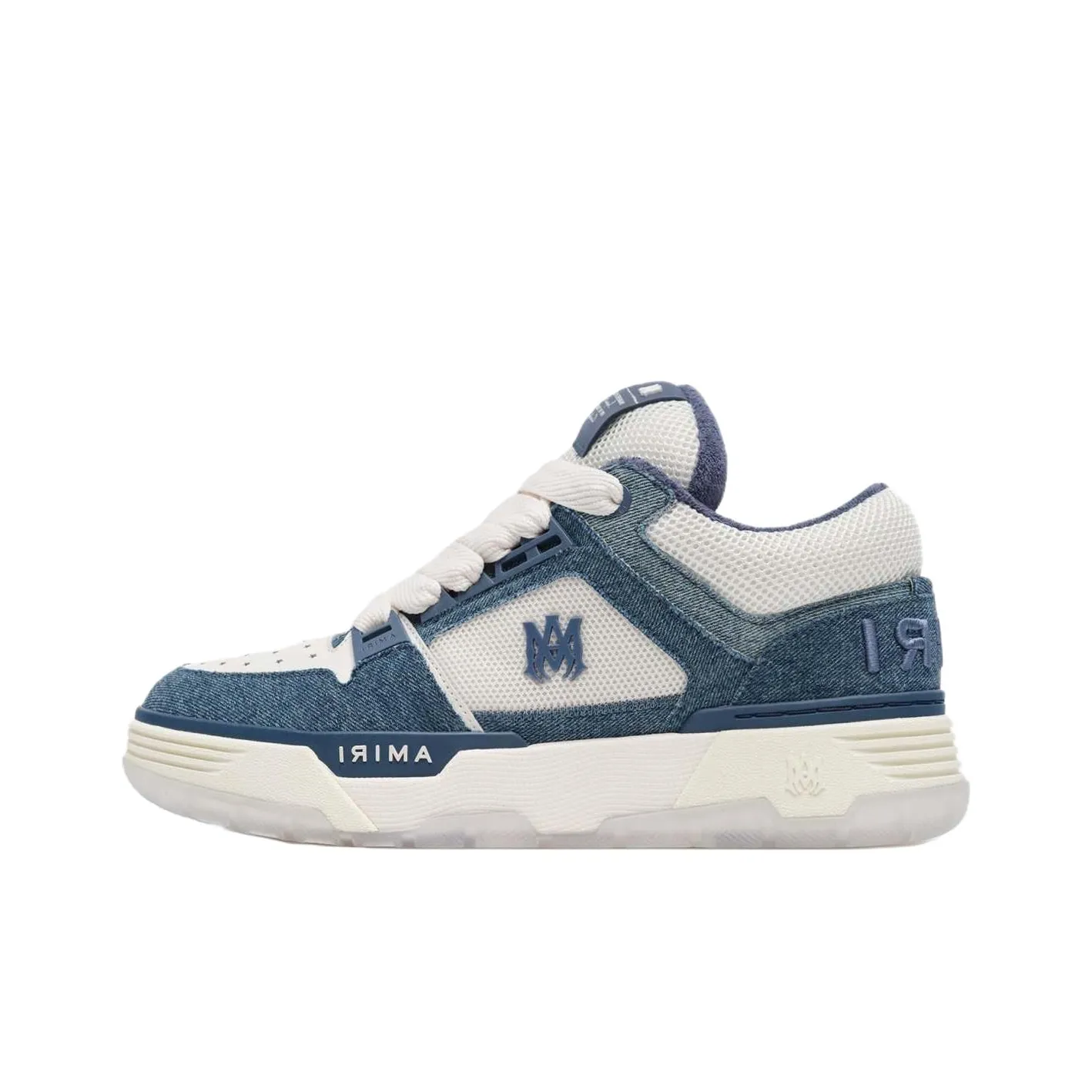 AMIRI MA 1 Low Top Skateboard Shoes Men
s Blue