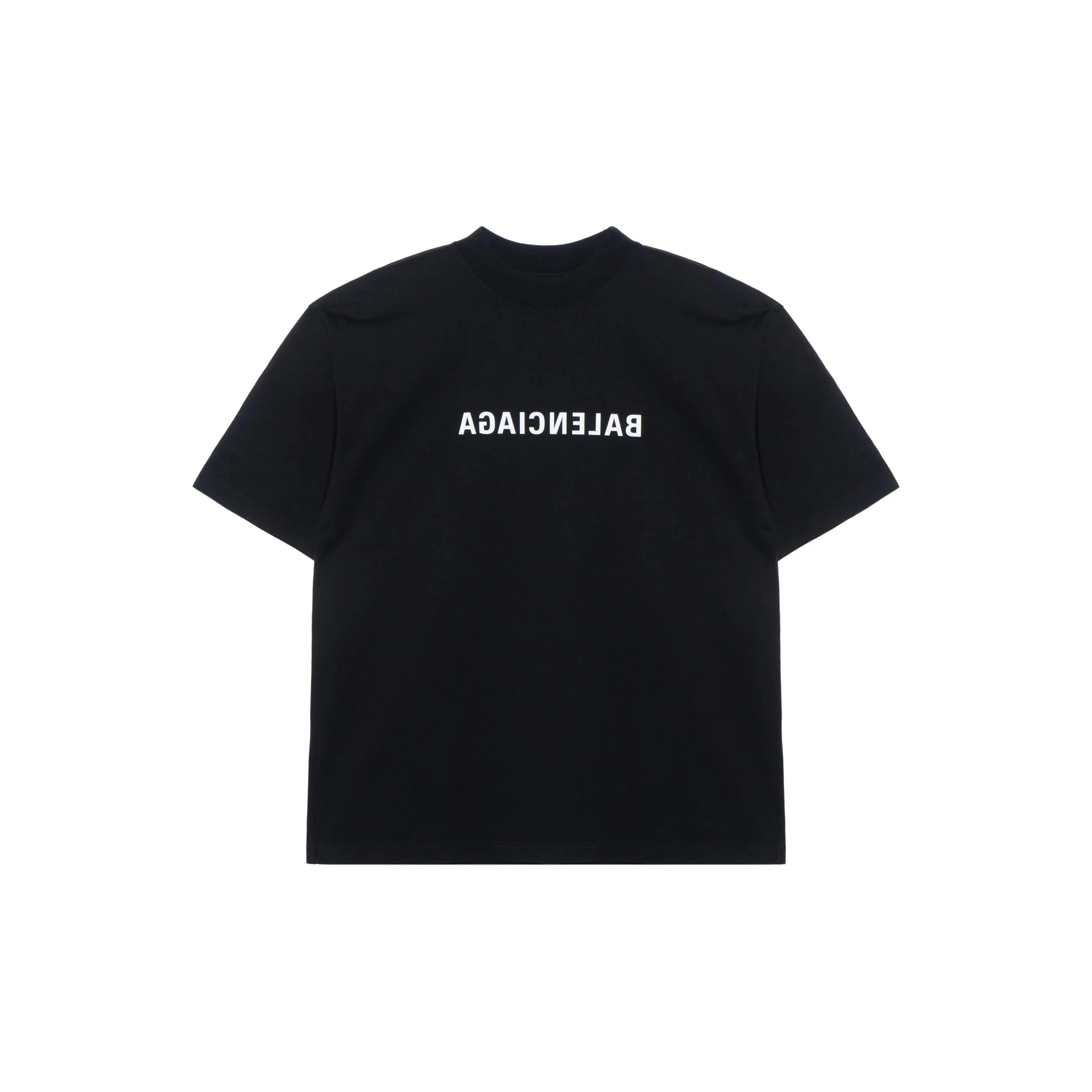 Balenciaga SS22 T Shirt Loose Fit Unisex Black