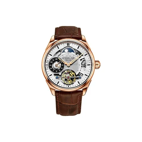 STUHRLING Автоматический Механический Movement Мужские Часы 42mm*12mm*42mm Белый