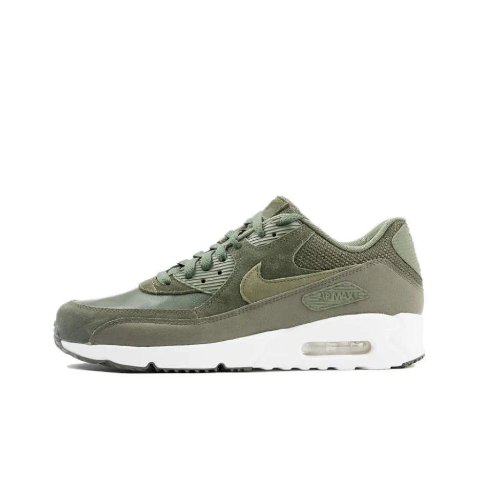 Nike Air Max 90 Low Top Running Shoes Men's Army Green