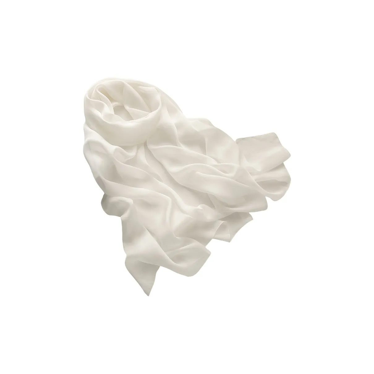 Hang Silk Road 100% шелк из тутового шелкопряда Шарфы Женские Белые