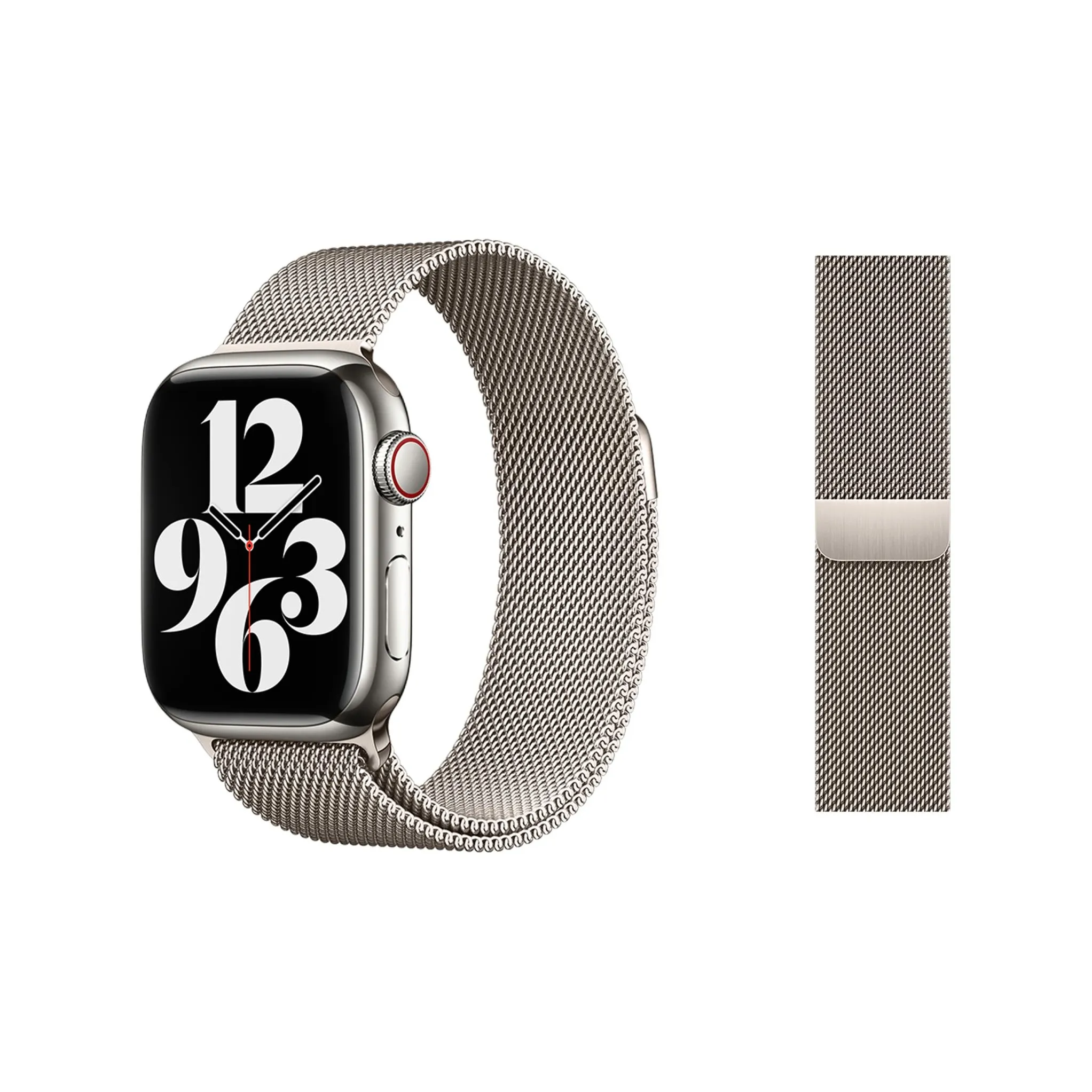 ZHISHENG Ремешок Apple Совместимость Нержавеющий Стальной Материал 38~49 мм