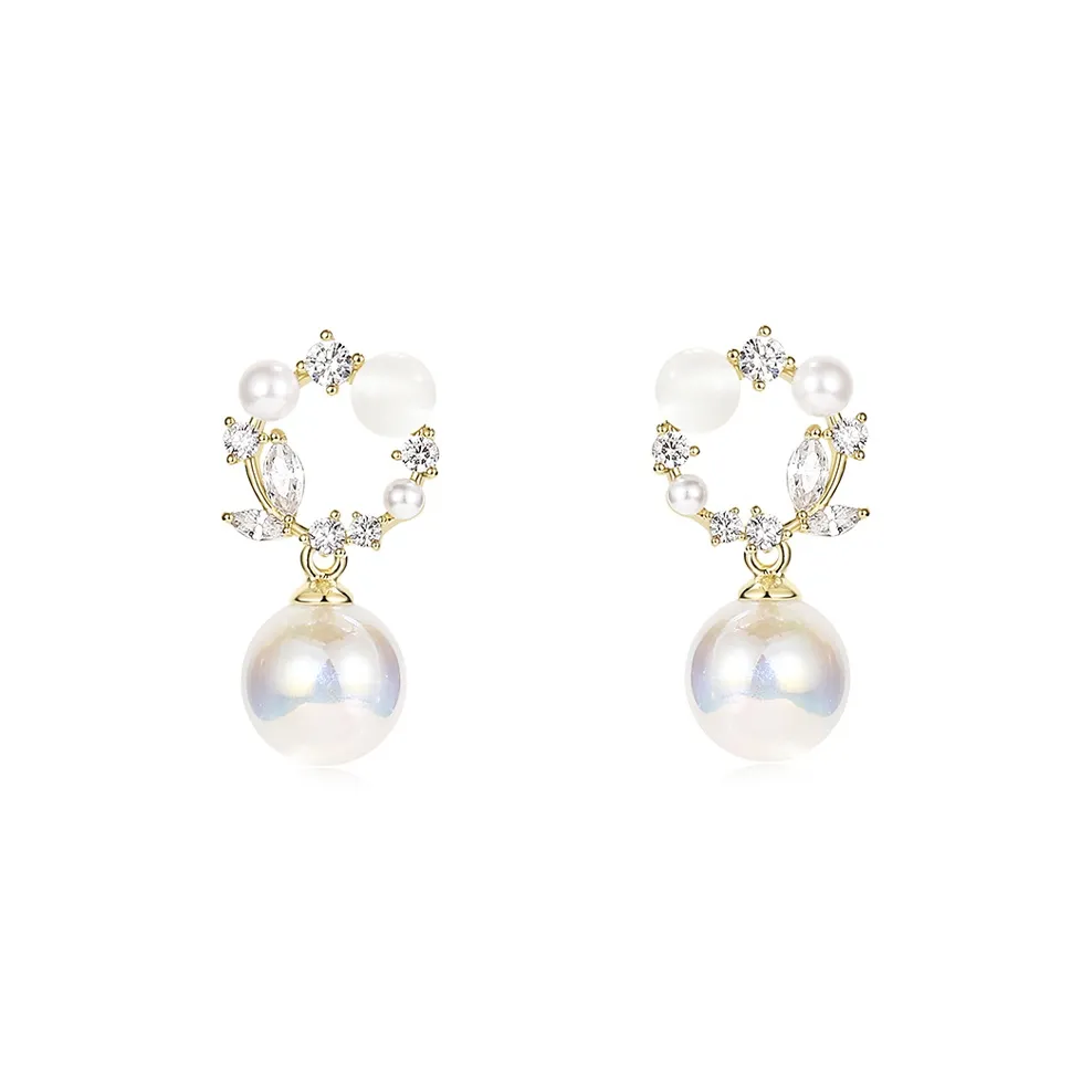 DODOGOGO S925 Серебро Серьги из Сплава Женские