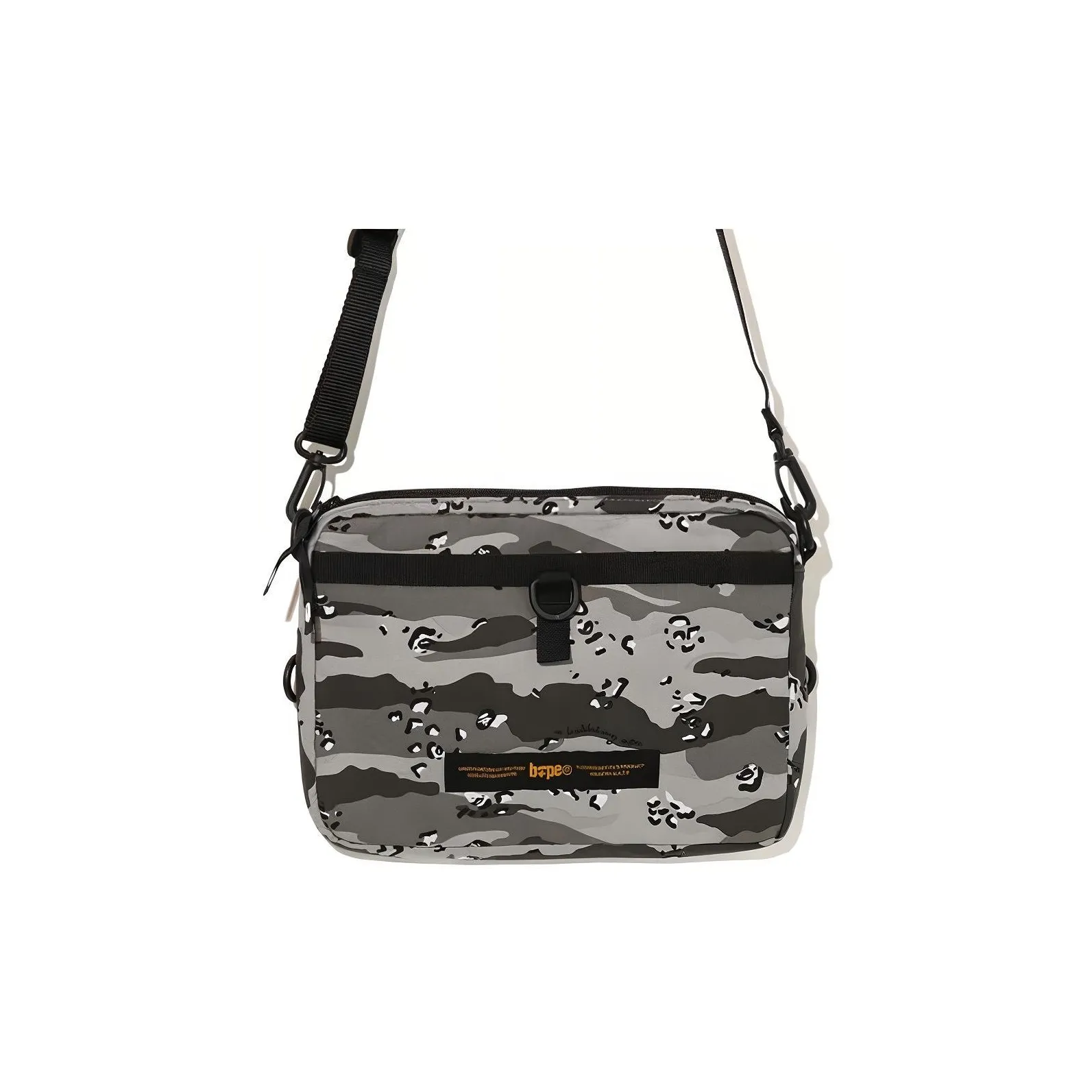 A BATHING APE Cotton Shoulder Bag, Crossbody Bag Unisex Multicolor