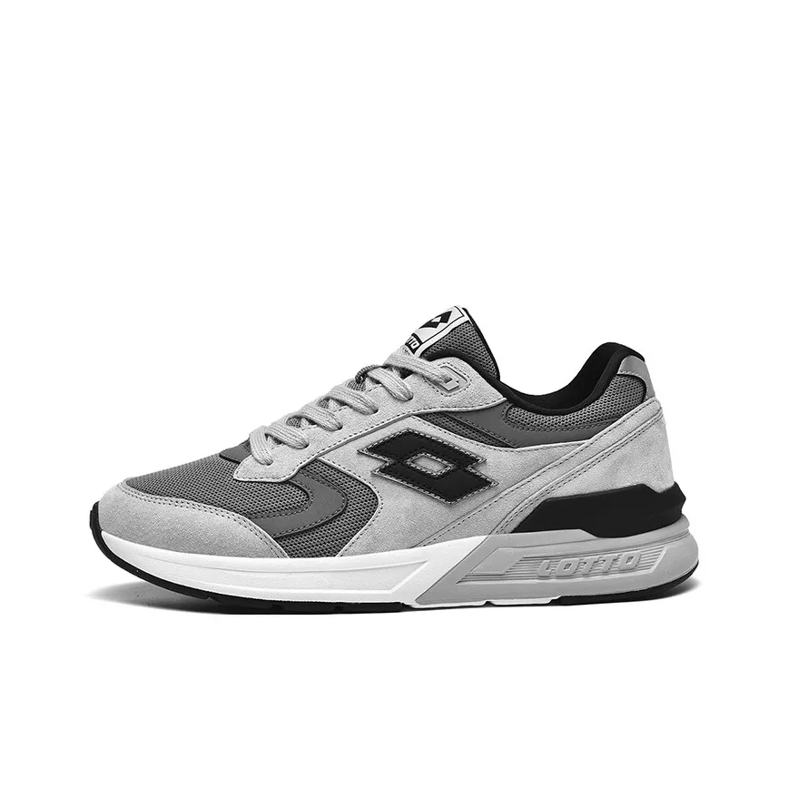 LOTTO Wear Resistant Low Top Casual Running Shoes Men's Gray