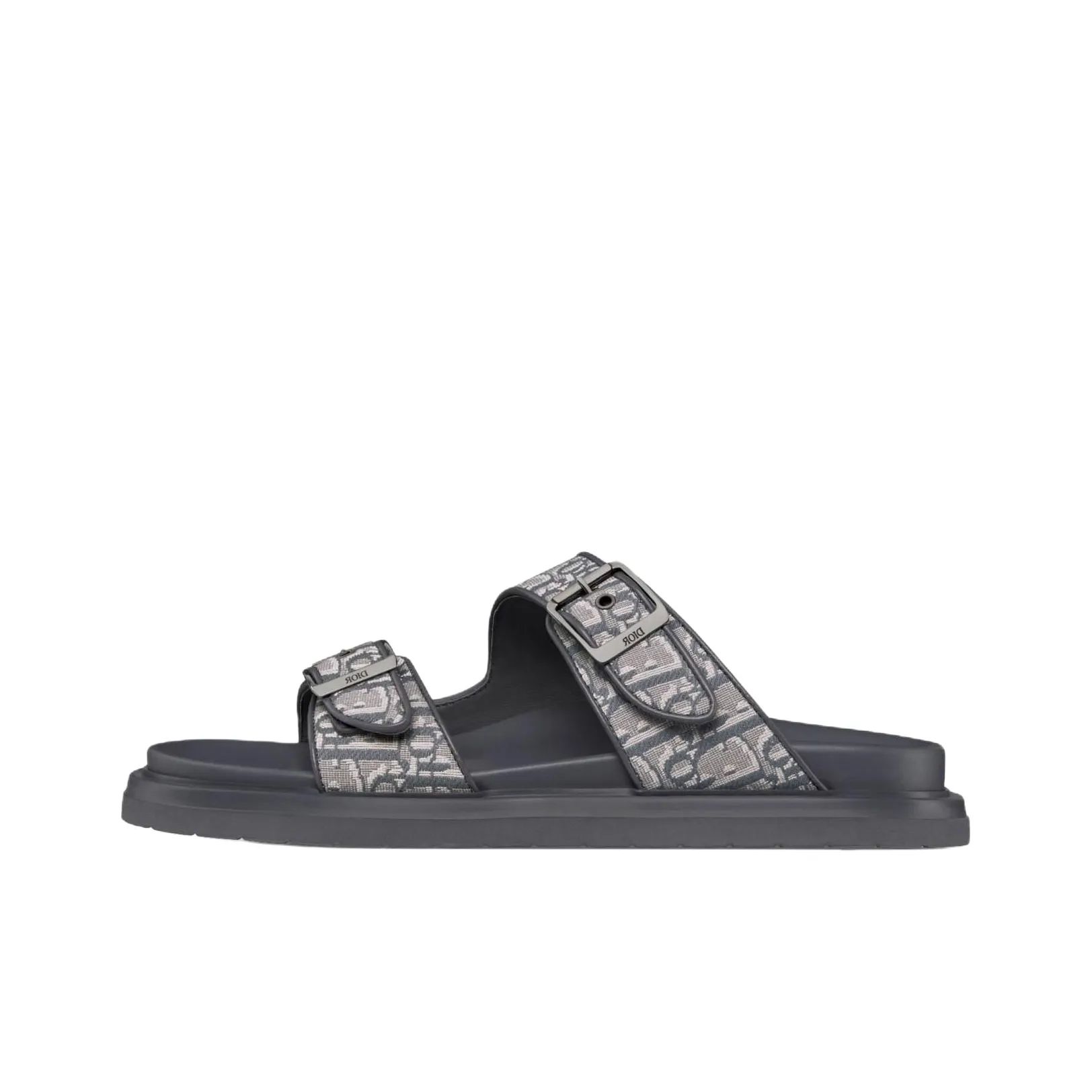 DIOR Aqua Slide Slippers Men's Dark Gray