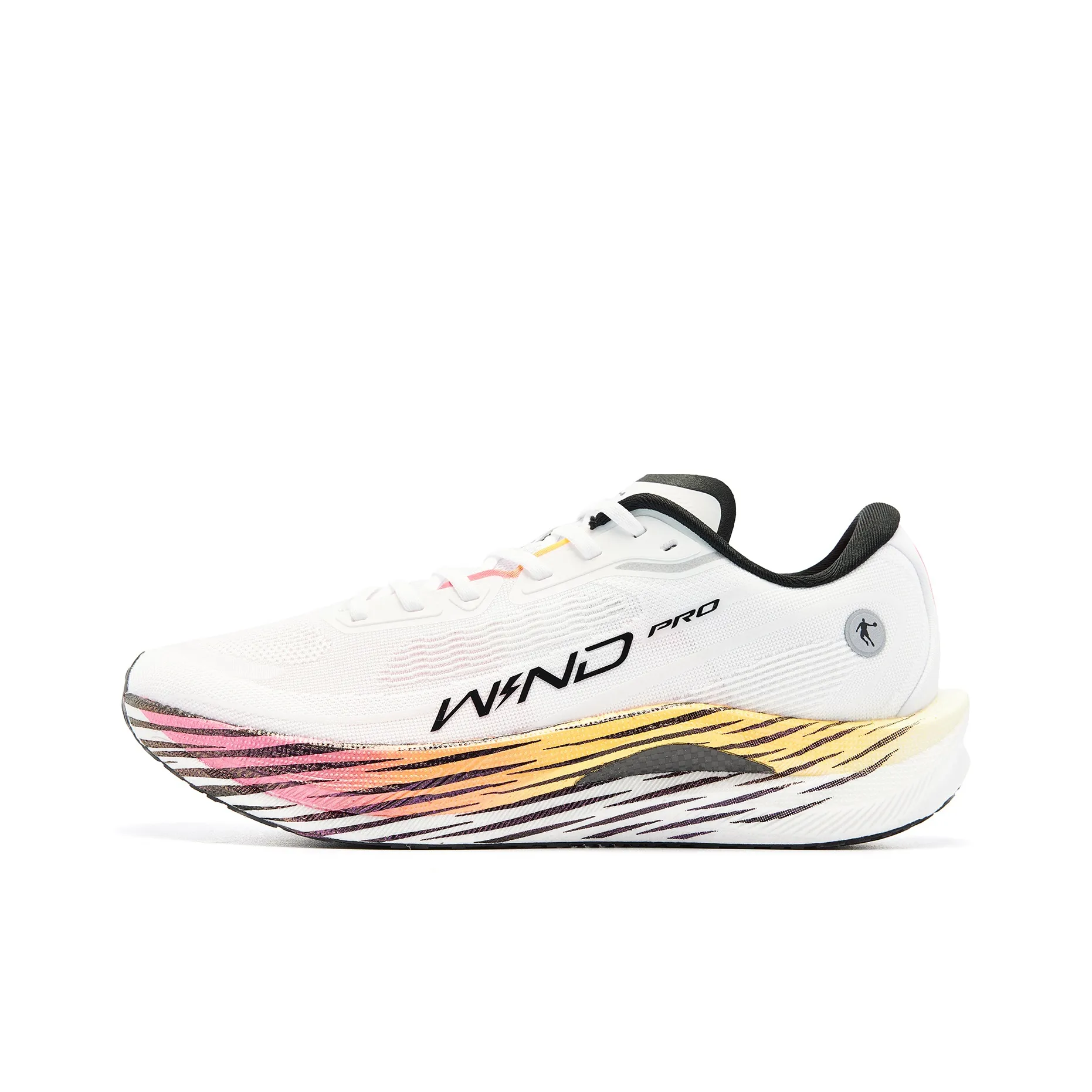QIAODAN Strong Winds 2.0 PRO Running Shoes Men's Low top Jordan White Neon Pink