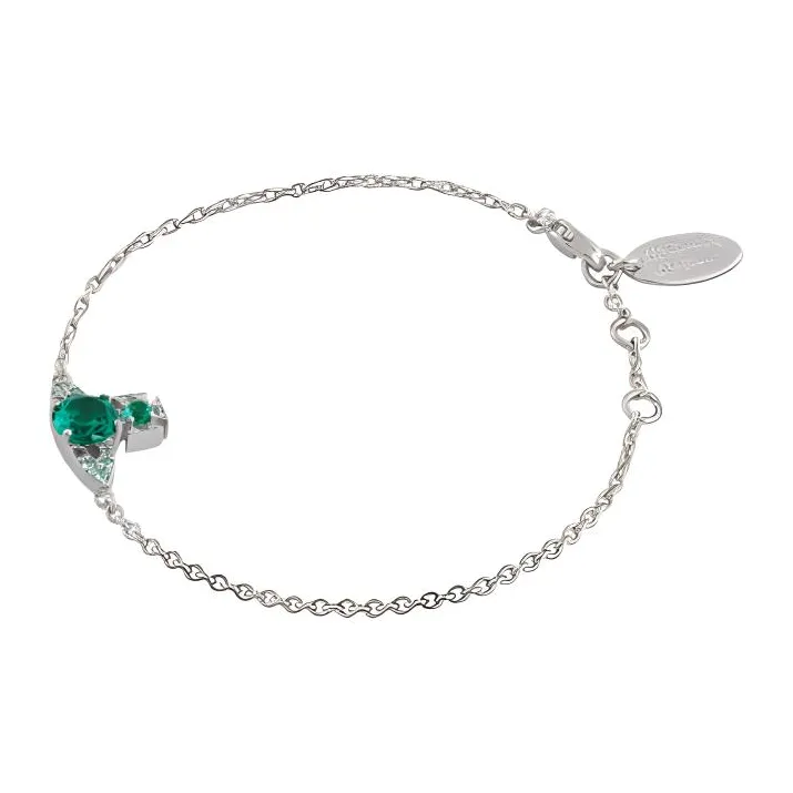 Vivienne Westwood ISMENE Браслеты из латанию Унисекс Серебряный