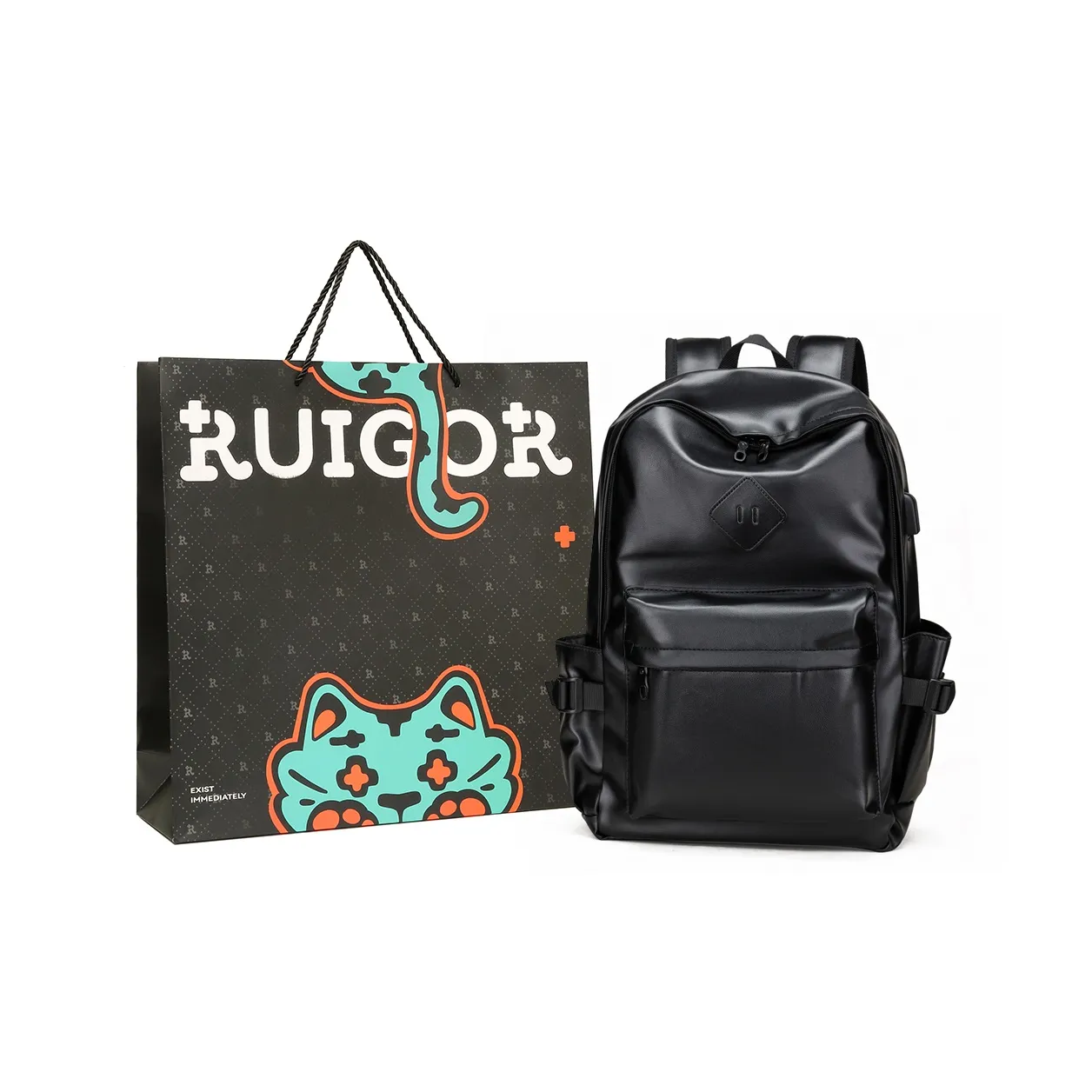 RUIGOR Рюкзаки Черный Унисекс