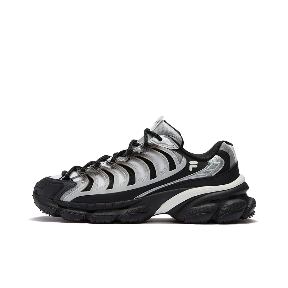 FILA FUSION BRACKET Starship Shoes Low Top Casual Shoes Men's Black White