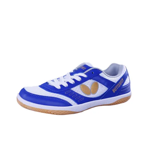 Кроссовки для тренировок "Бабочка" Low Top Белые и синие, унисекс