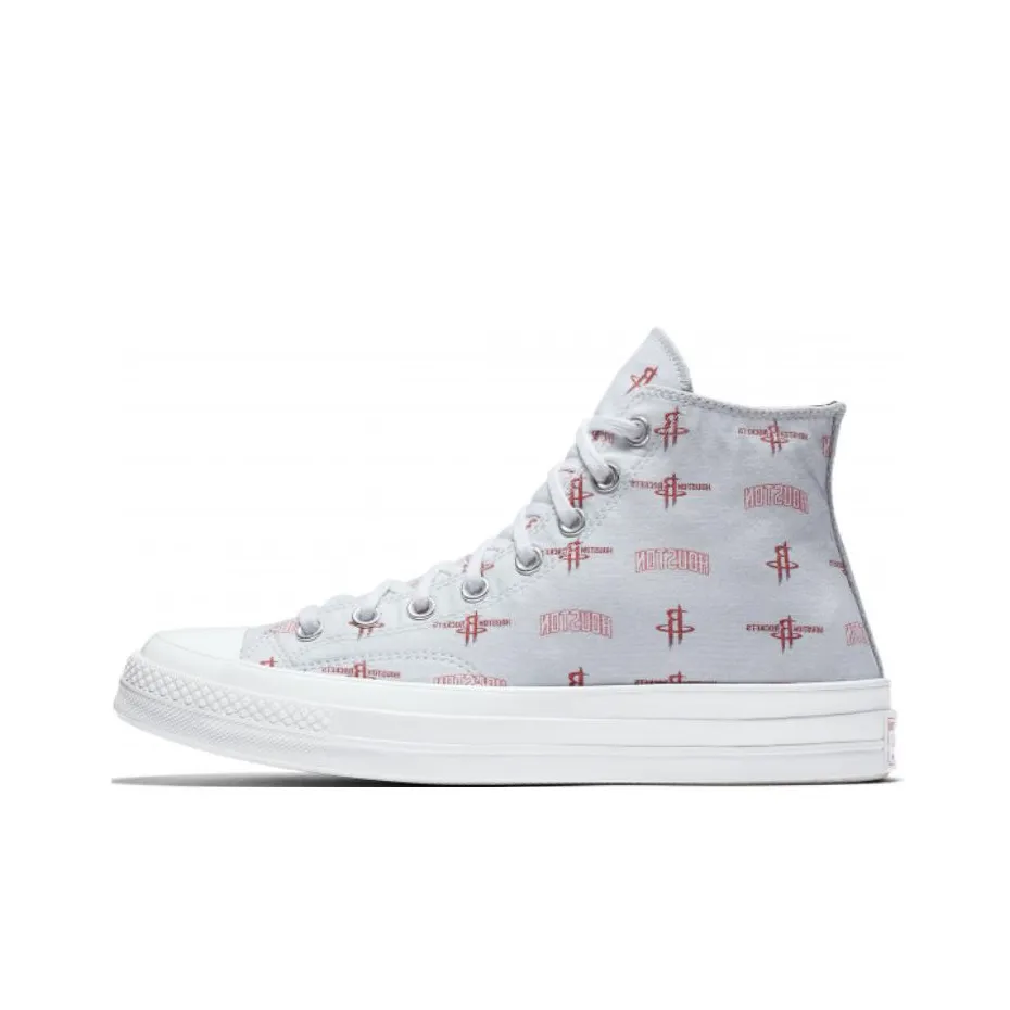 Converse Chuck Taylor All Star 70 Hi Houston Rockets Устойчивые к истиранию высокие кеды унисекс серо-коричневого цвета