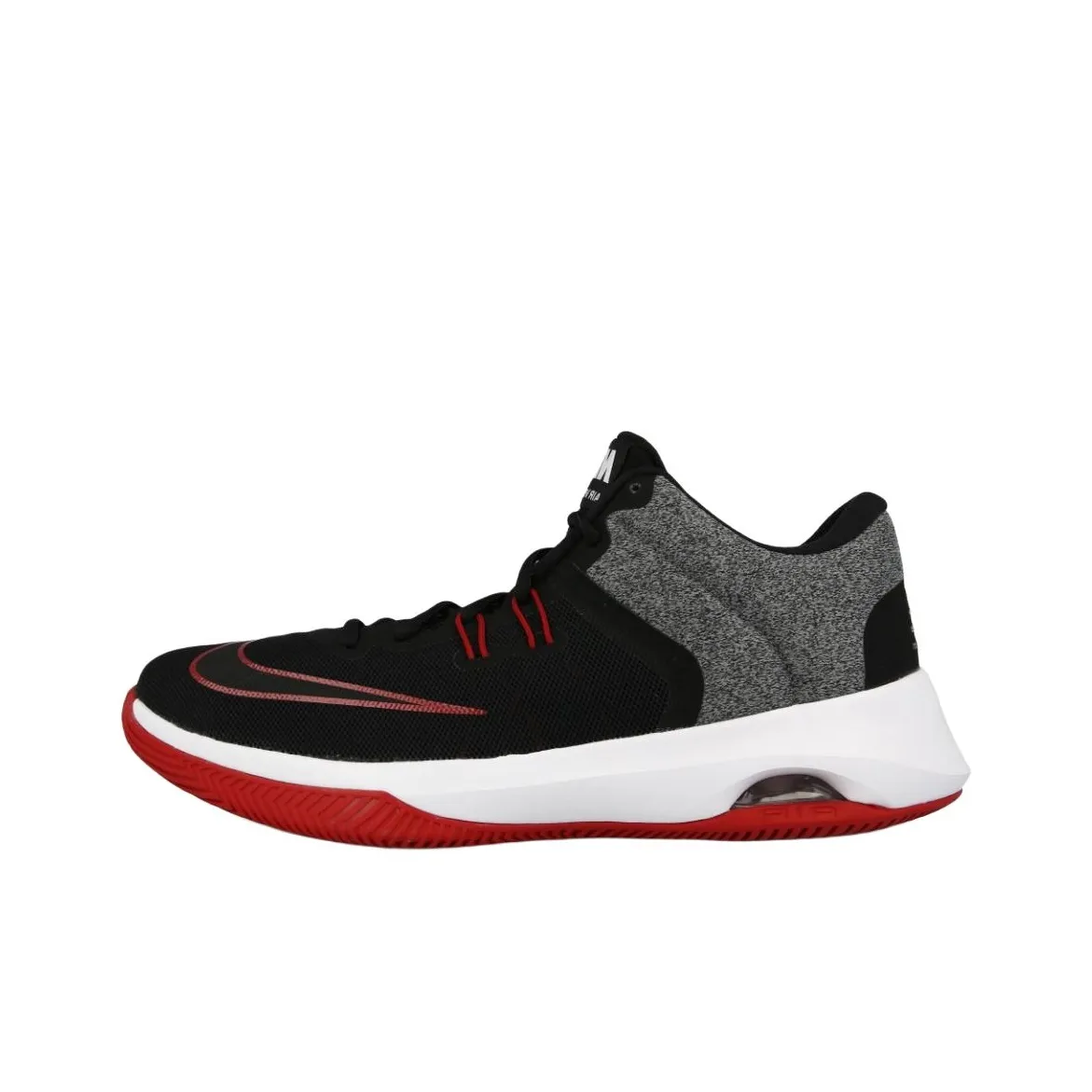 Nike Air Versitile 2 Амортизирующие шоки противоскользящие устойчивые к истиранию низкий топ баскетбольные кроссовки Мужской Черный Красный