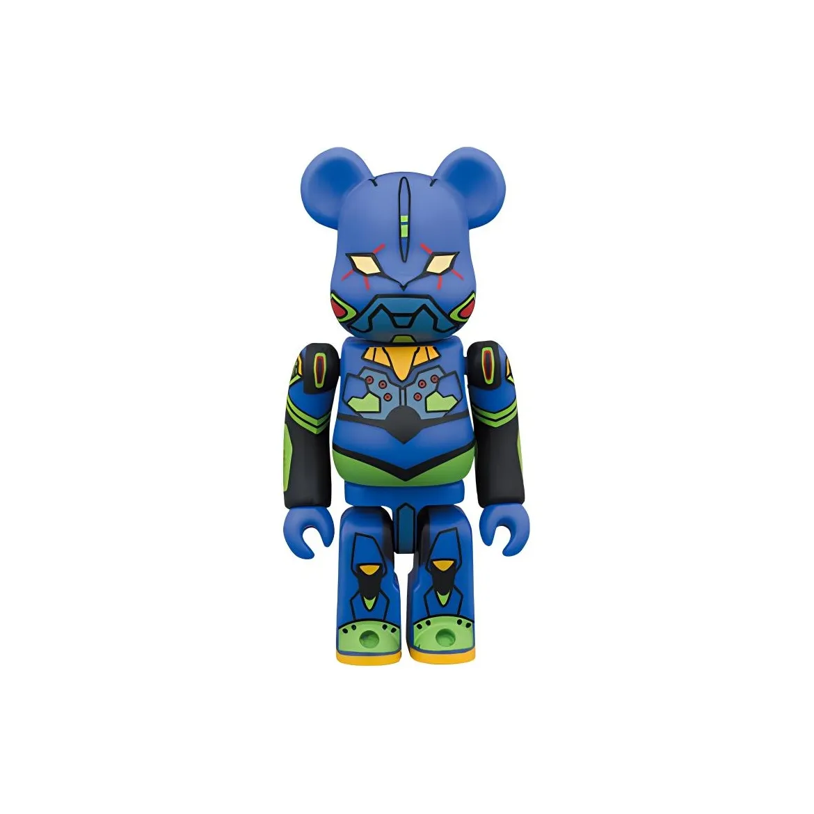 BE@RBRICK Movie Animation Евангелион Evangelion 01 Прозрачный сліпий бокс на карточке 100%