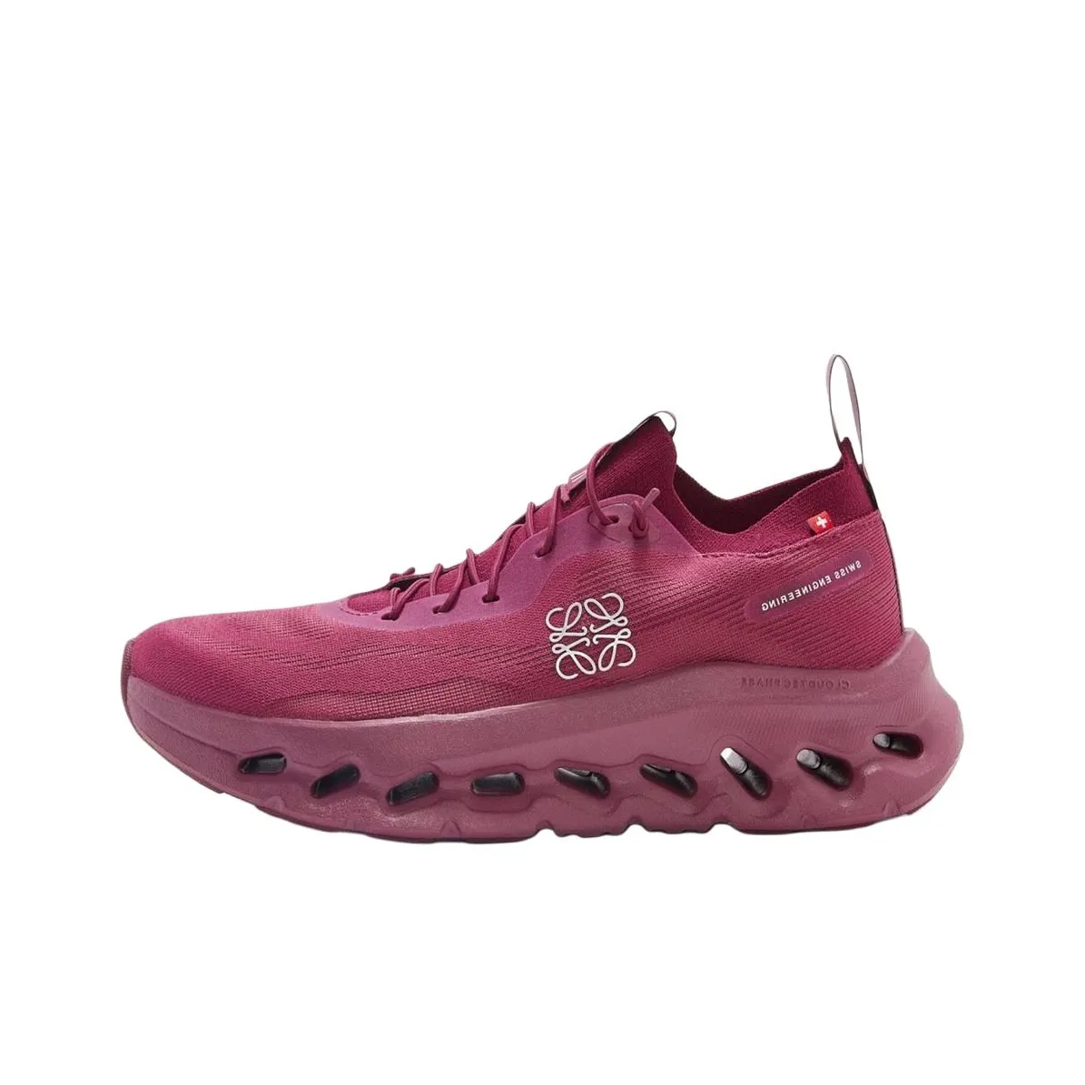 On x LOEWE Cloudtilt Low Top Casual Shoes Women's Beet Red
