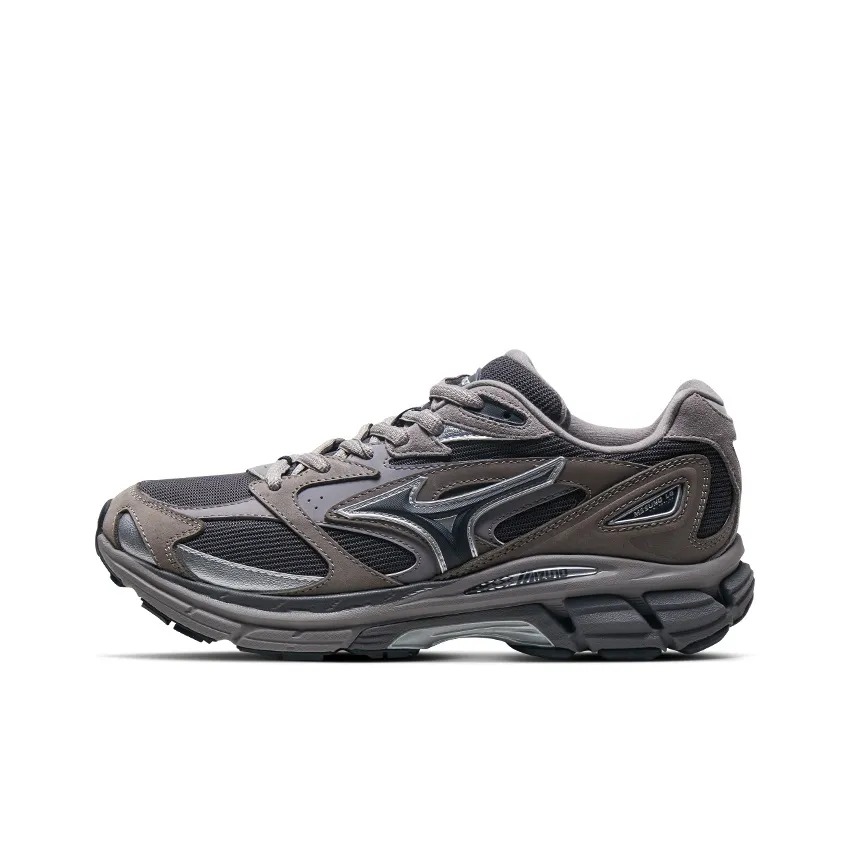 Mizuno LG Premium Anti Slip Wear Resistant Low Top Running Shoes Unisex Storm Gray