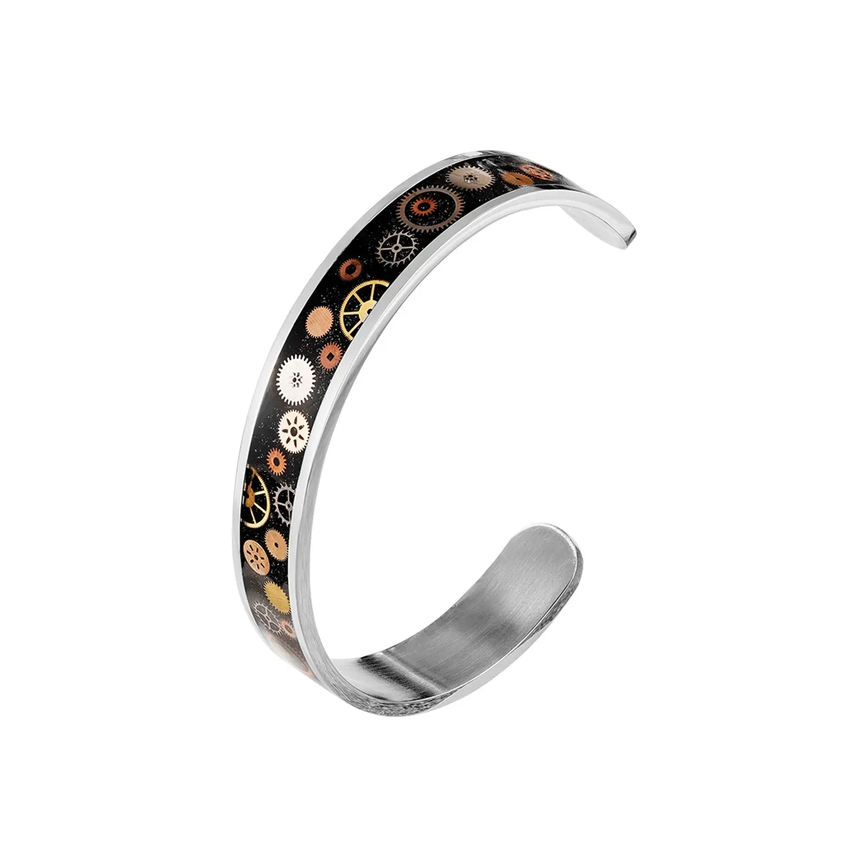 Sea Gull Сплав + Медный Шестерень + Эпоксидная Смола Браслеты Унисекс