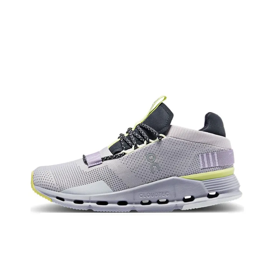 On CLOUDNOVA MID Топ Беговые кроссовки Женские Белый Желтый