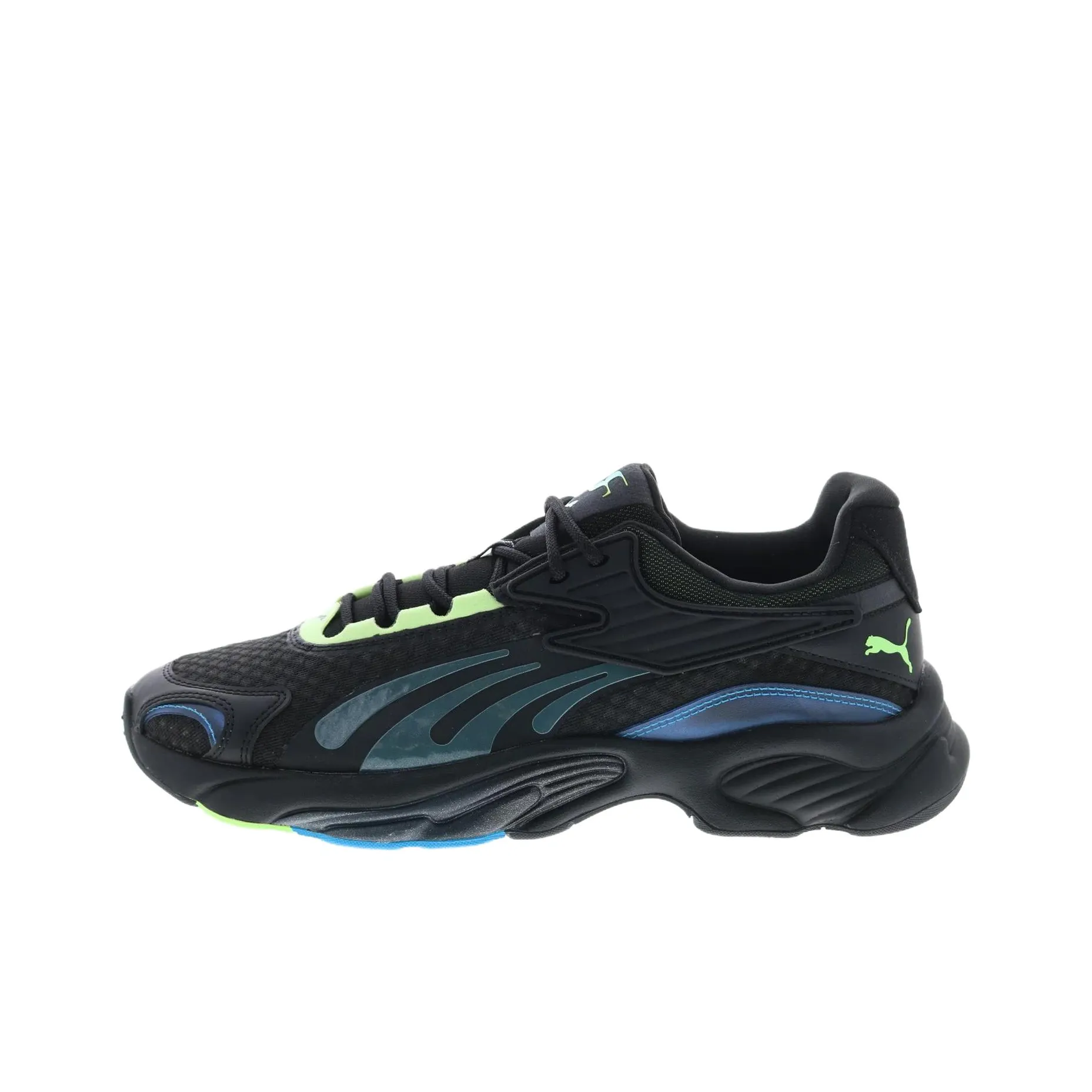 PUMA Rs Connect Slip Resistant Low Top Casual Running Shoes Men's Black