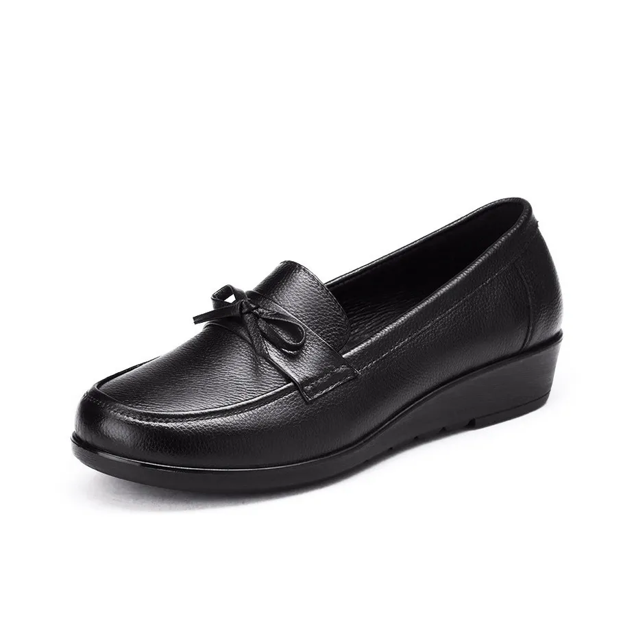 AOKANG Низкий каблук Casual Женский Черный