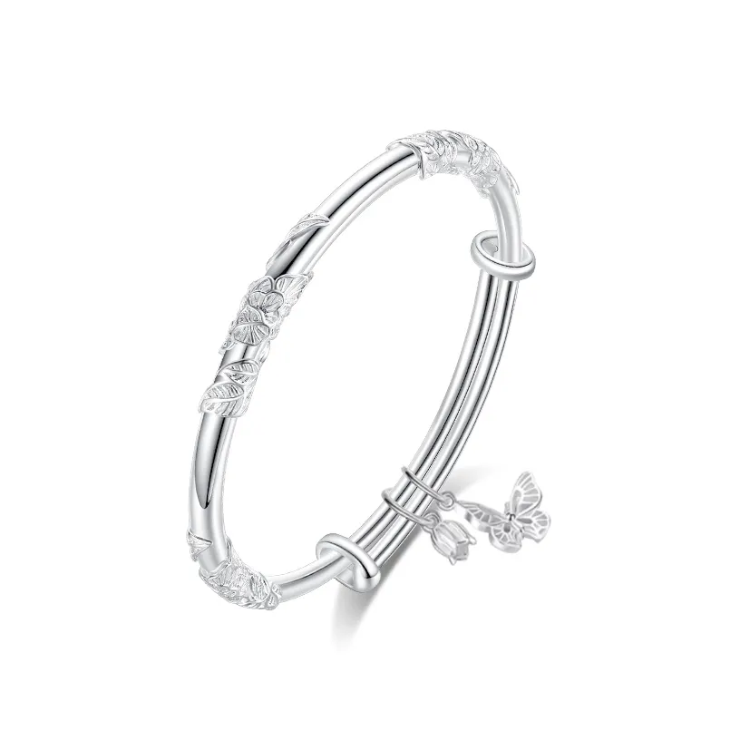 MUYAN Сплав Цветочное великолепие Бабочка Браслет Женские