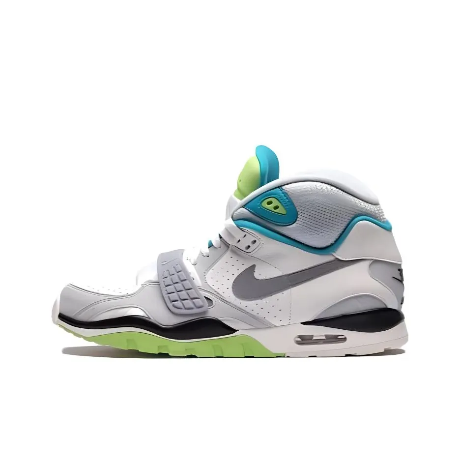 Nike Air Trainer SC High II OG Cushioning, Wear Resistant High Top Training Shoes Unisex Gray Green