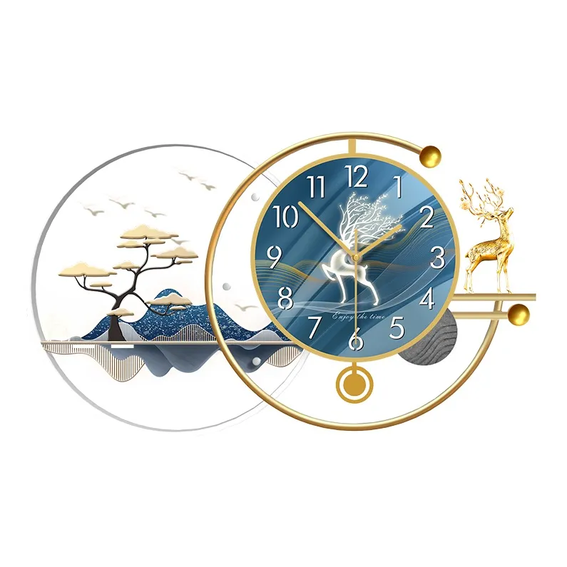 Meishida Механизм с плавным ходом секундной стрелки Унисекс Настенные часы Белый