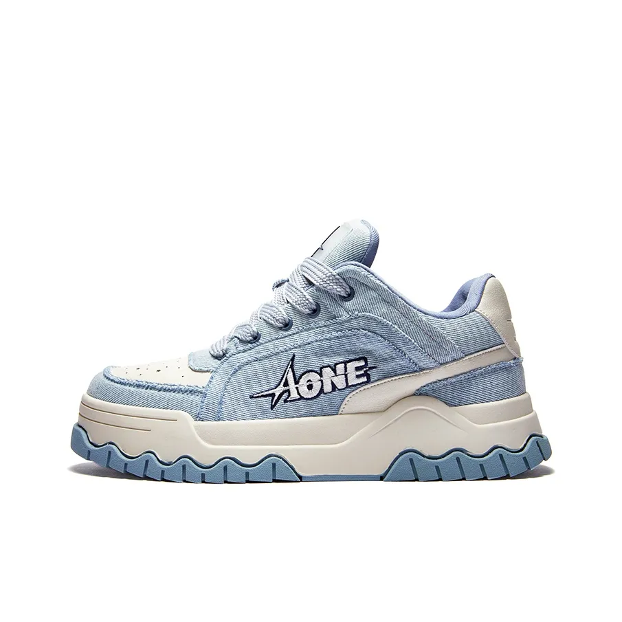 A1 Denim Collection Low-Top Skateboard Shoes Unisex