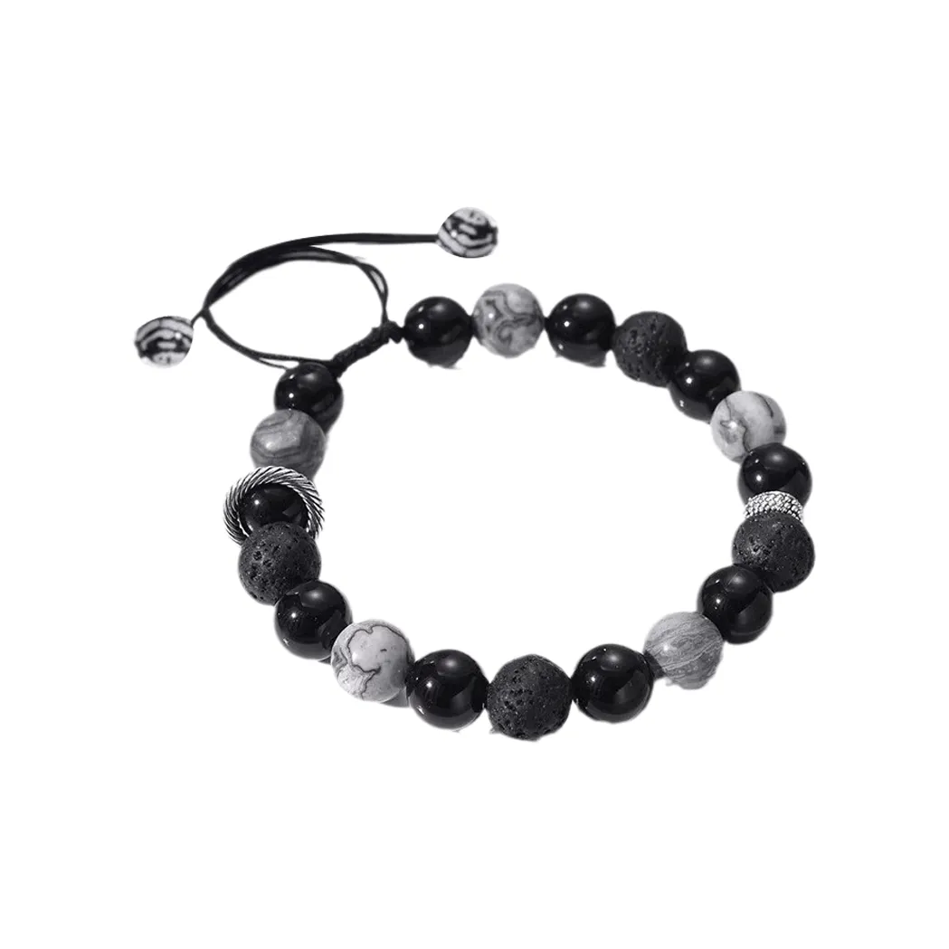 ZHONGLING Obsidian Bracelets Unisex