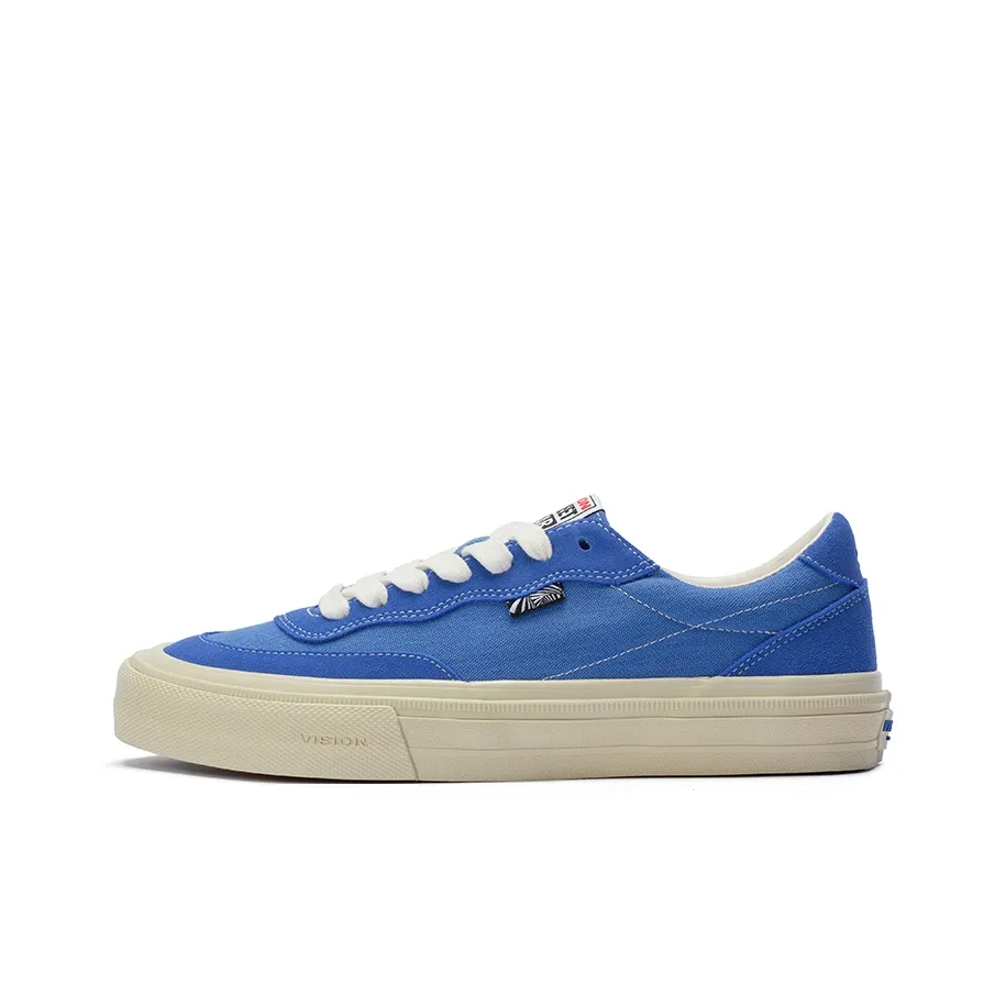 Vision Street Wear Flat Top Low Top Skateboard Shoes Unisex Klein Blue