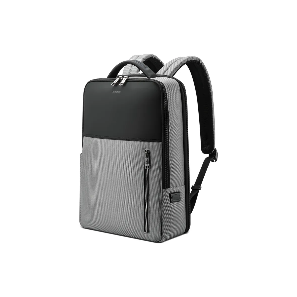 BOPAI Microfiber Synthetic Leather Laptop Backpack Bag Regular Men's Black BOPAI Микрофибра Синтетическая Кожа Рюкзак для ноутбука Сумка Стандартная Мужская Черная