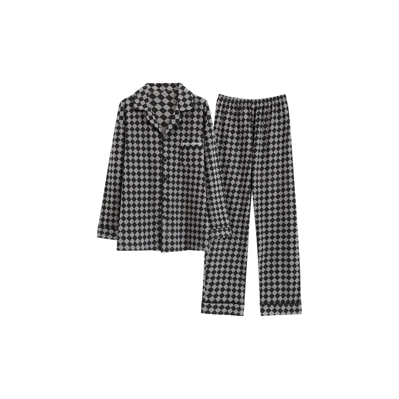 Сон Студенты Спальня Домашний Верхняя одежда Готовая Универсальный Модный Домашний Мужской Черные полосы