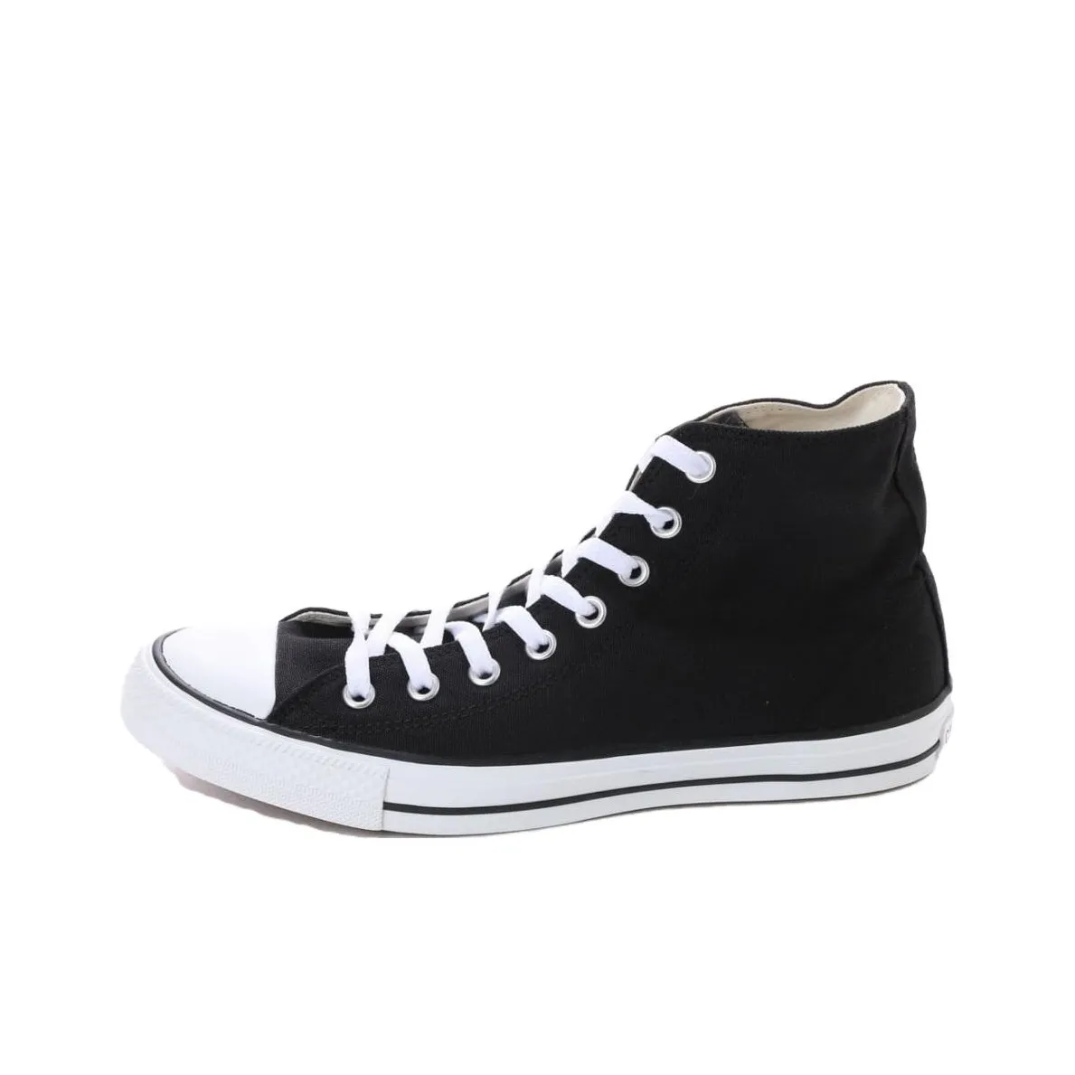 Converse Nextar Durable Breathable High Top Canvas Shoes Unisex Black