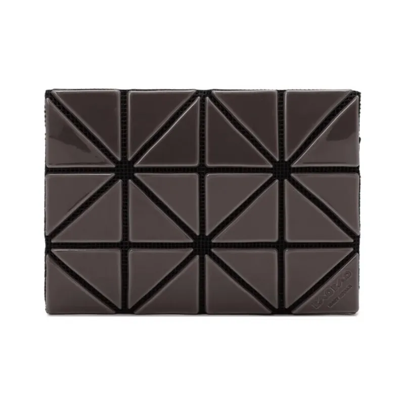 ISSEY MIYAKE Card Case Polyvinyl Chloride Resin Card Holder Women's Gray